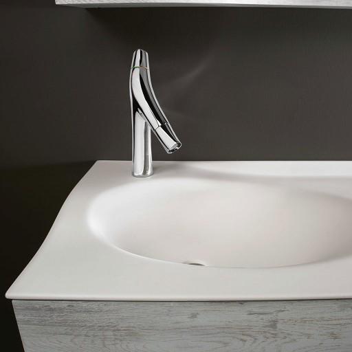 Joya - Meuble vasque à gauche 1 tiroir sans poignée - JOYA12028GPU  Joya - Meuble vasque à gauche 1 tiroir sans poignée - JOYA12028GPU