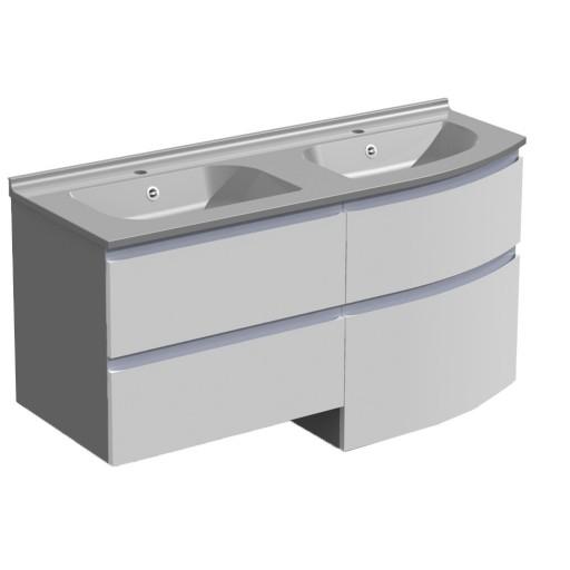 Aviso - Meuble double vasque 4 tiroirs - AVI1402VD  Aviso - Meuble double vasque 4 tiroirs - AVI1402VD