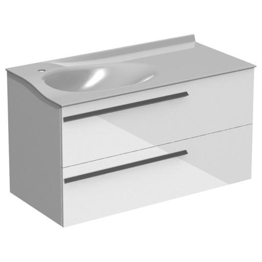 Joya - Meuble vasque 2 tiroirs - JOYA106G  Joya - Meuble vasque 2 tiroirs - JOYA106G