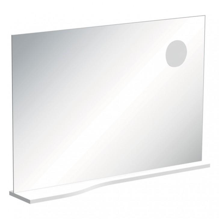 Joya - Miroir avec tablette à gauche et éclairage LED - JOYAMITAB120G