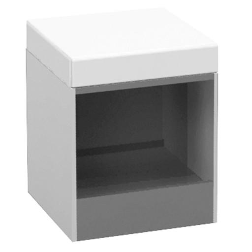 Kitoï - Tabouret solid surface avec coussin et rangement - KITOTAB  Kitoï - Tabouret solid surface avec coussin et rangement - KITOTAB
