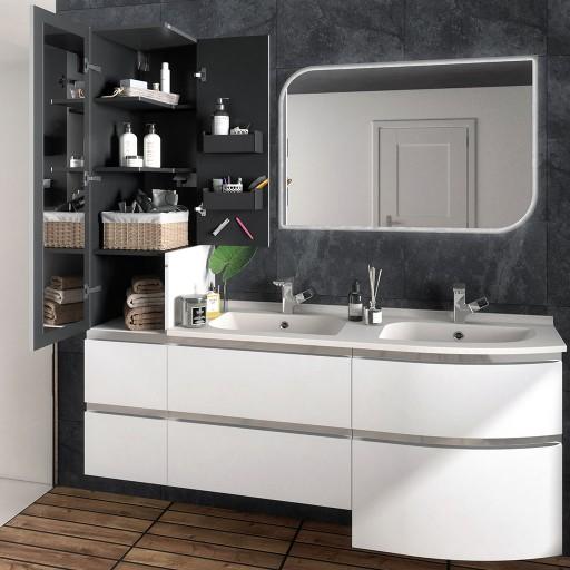 Aviso - Meuble double vasque 4 tiroirs - AVI1402VD  Aviso - Meuble double vasque 4 tiroirs - AVI1402VD