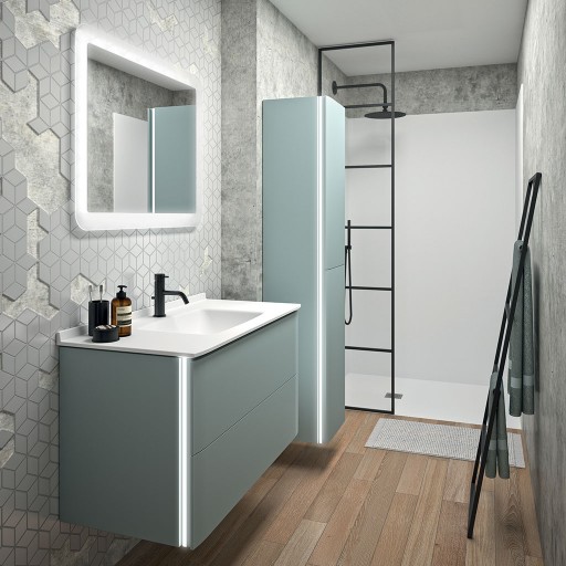 Saxo - Colonne 2 portes sans poignée  - SAXOA3336G  Saxo - Colonne 2 portes sans poignée  - SAXOA3336G