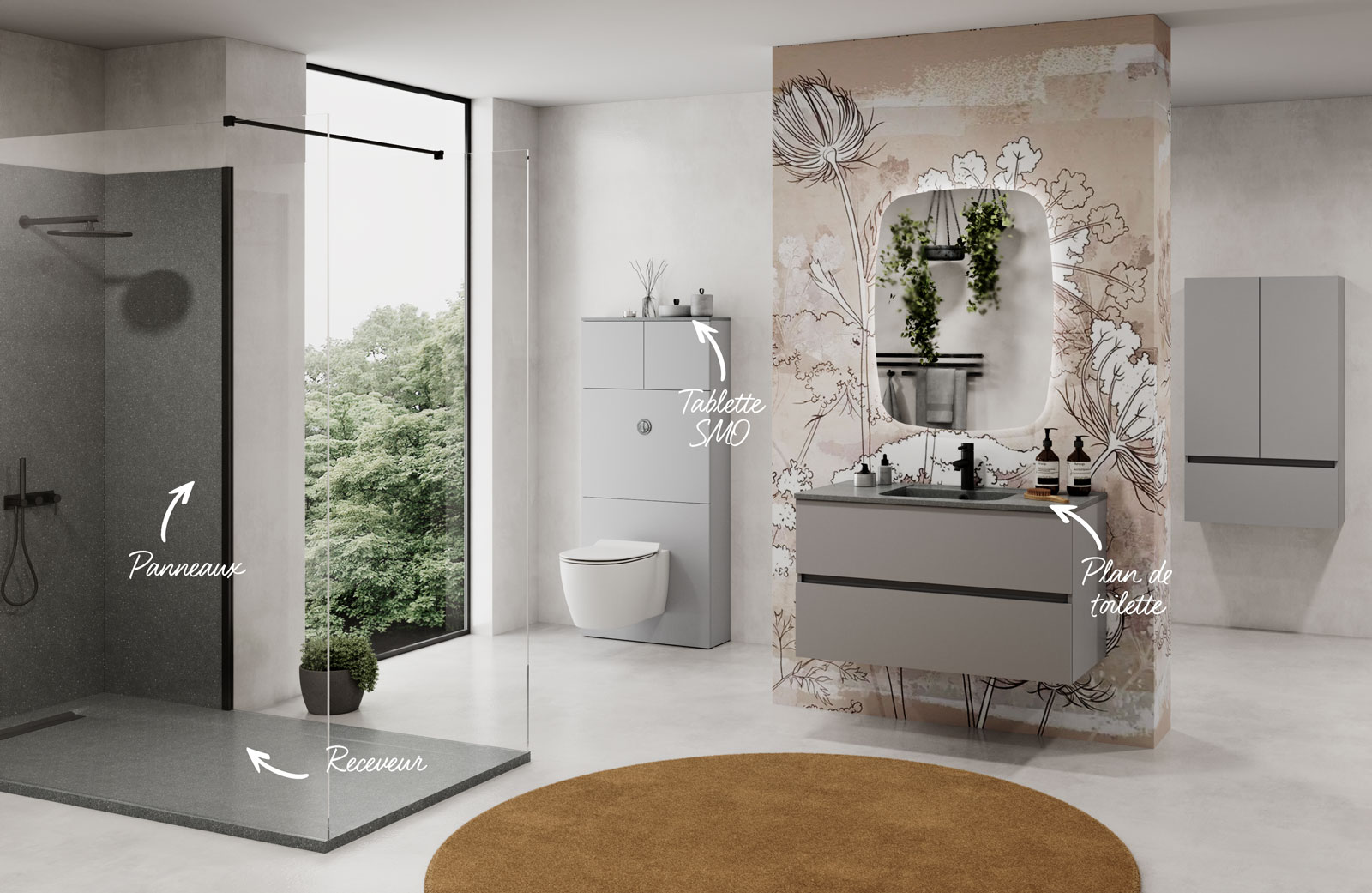 Le SMO™&nbsp;: pour harmoniser toute une salle de bains 